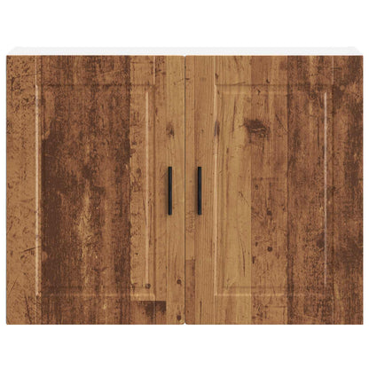 vidaXL Kitchen Wall Cabinet "Porto" Old Wood Engineered Wood
