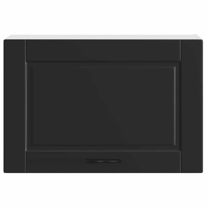 vidaXL Kitchen Wall Cabinet Porto Black Engineered Wood