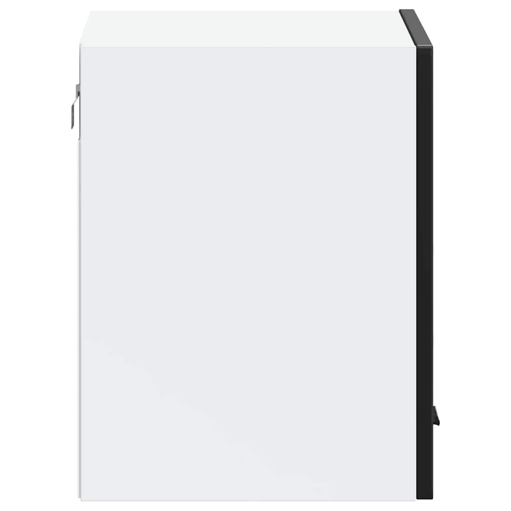 vidaXL Kitchen Wall Cabinet "Porto" Black Engineered Wood