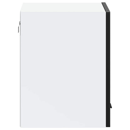vidaXL Kitchen Wall Cabinet "Porto" Black Engineered Wood