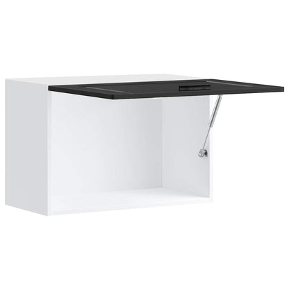 vidaXL Kitchen Wall Cabinet Porto Black Engineered Wood