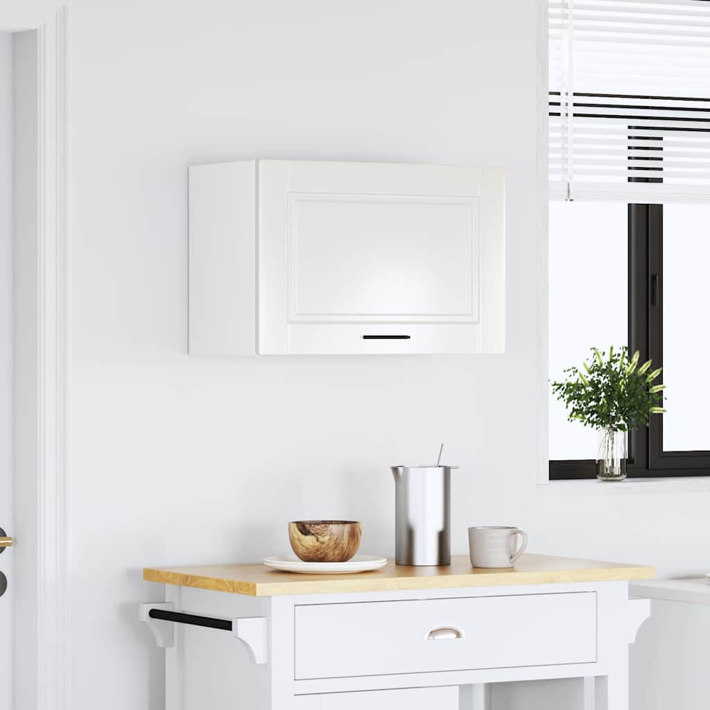vidaXL Kitchen Wall Cabinet "Porto" High Gloss White Engineered Wood