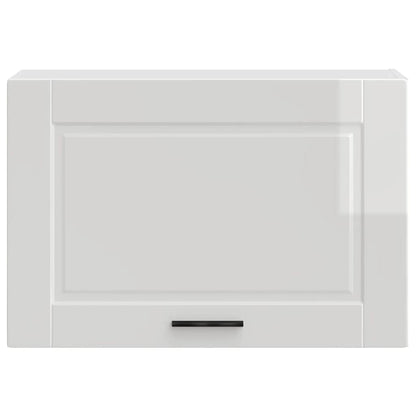 vidaXL Kitchen Wall Cabinet "Porto" High Gloss White Engineered Wood