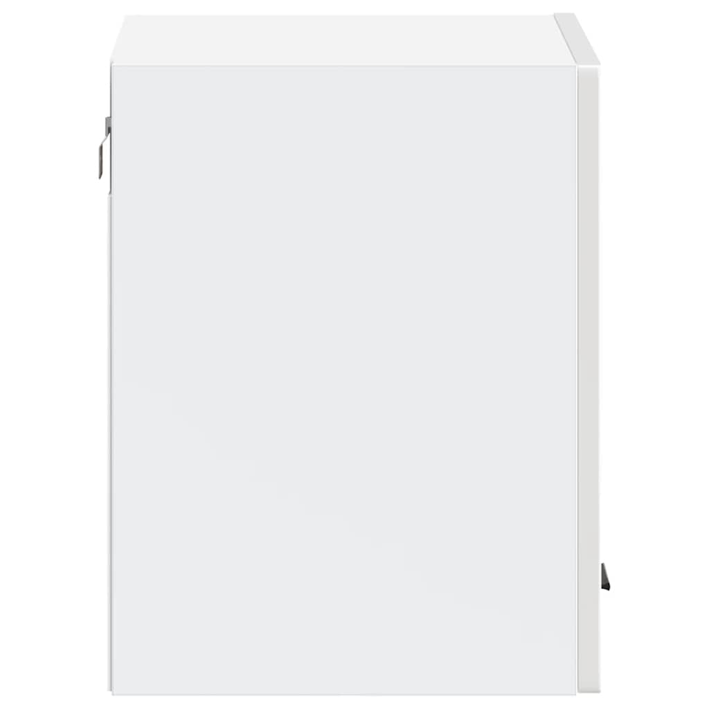 vidaXL Kitchen Wall Cabinet "Porto" High Gloss White Engineered Wood