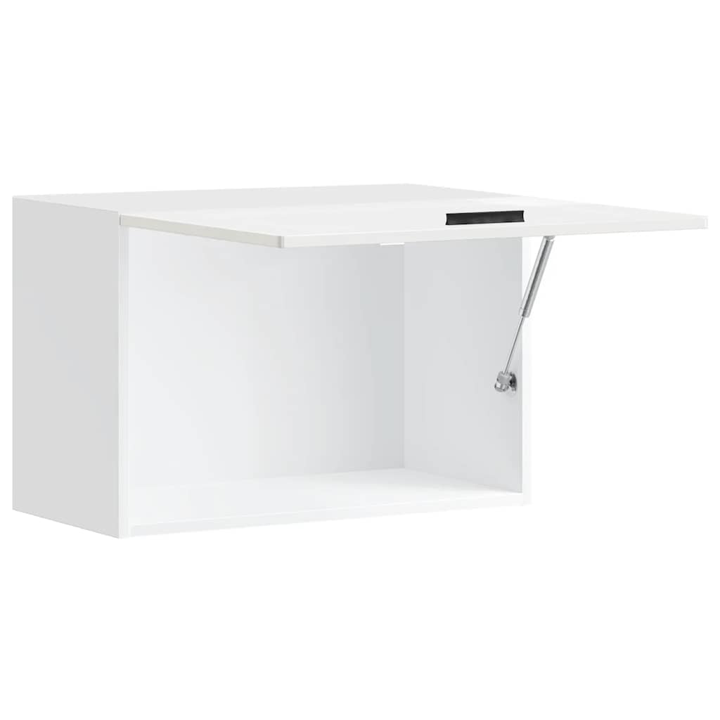 vidaXL Kitchen Wall Cabinet "Porto" High Gloss White Engineered Wood