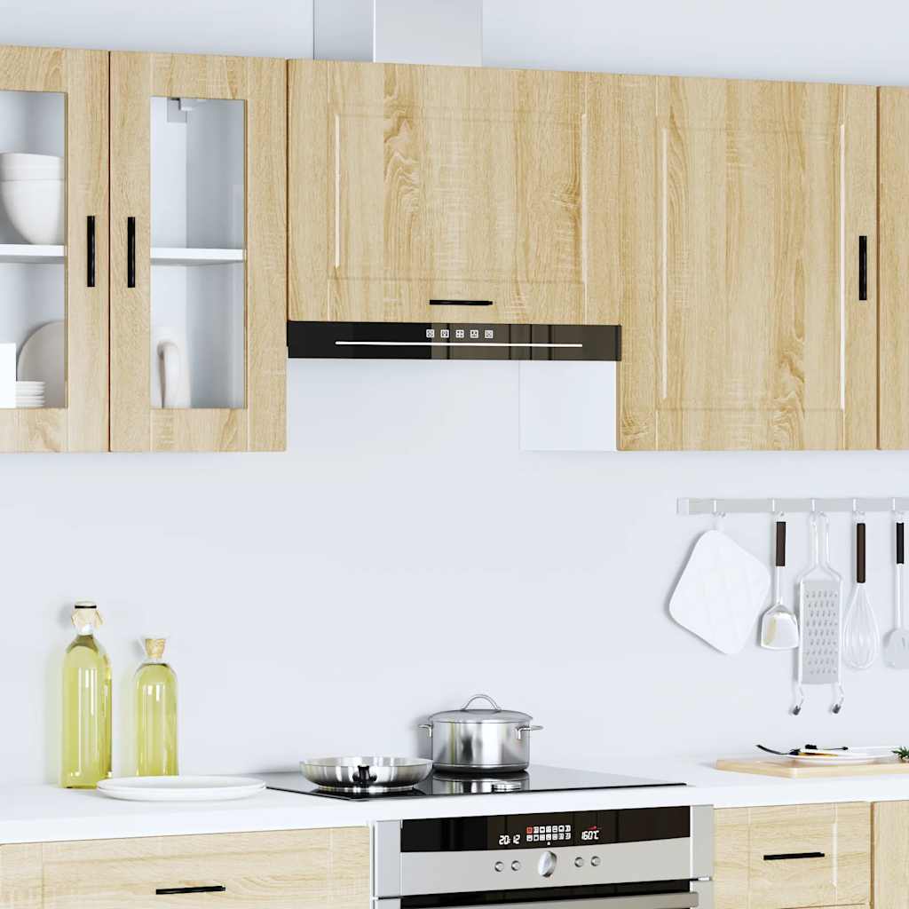 vidaXL Kitchen Wall Cabinet "Porto" Sonoma Oak Engineered Wood