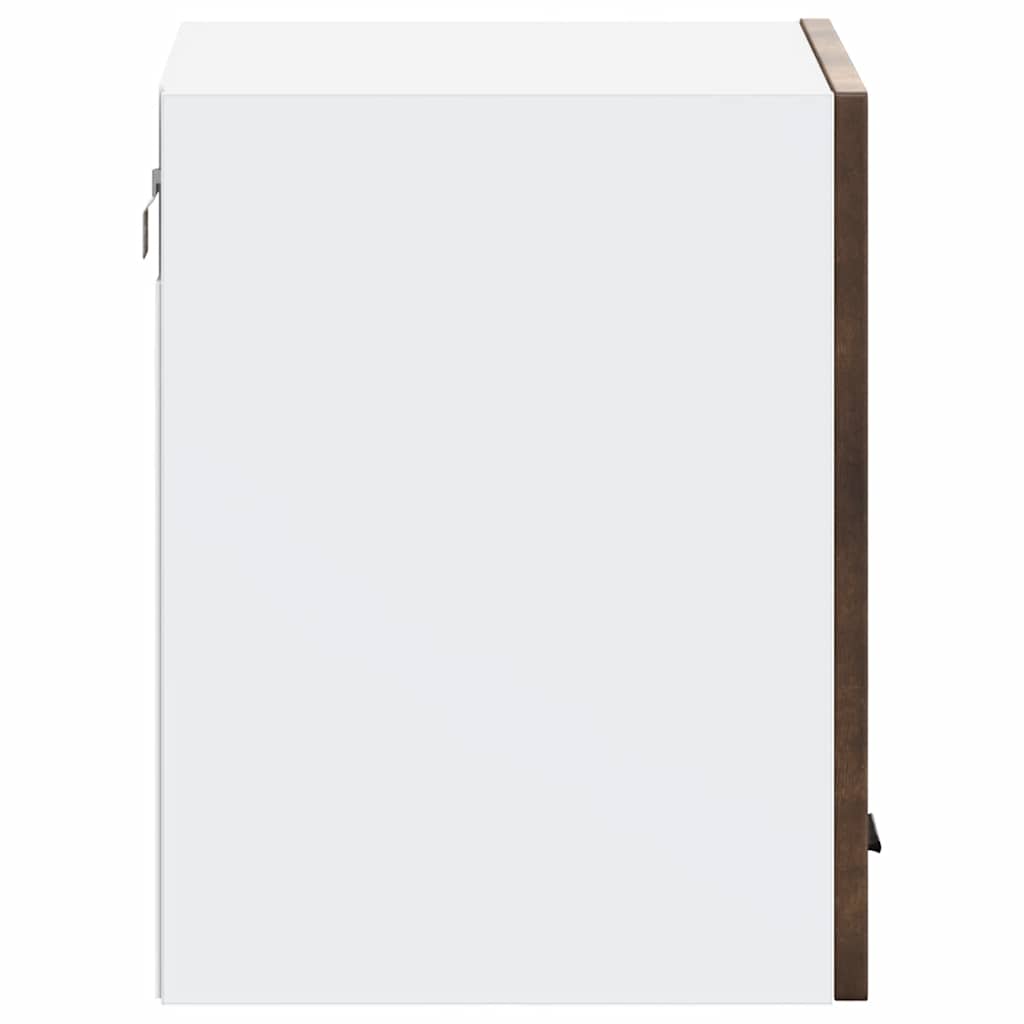 vidaXL Kitchen Wall Cabinet "Porto" Smoked Oak Engineered Wood