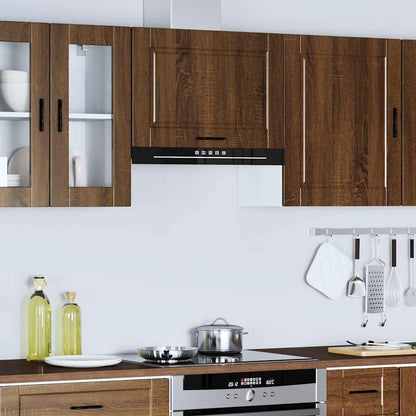 vidaXL Kitchen Wall Cabinet "Porto" Brown Oak Engineered Wood