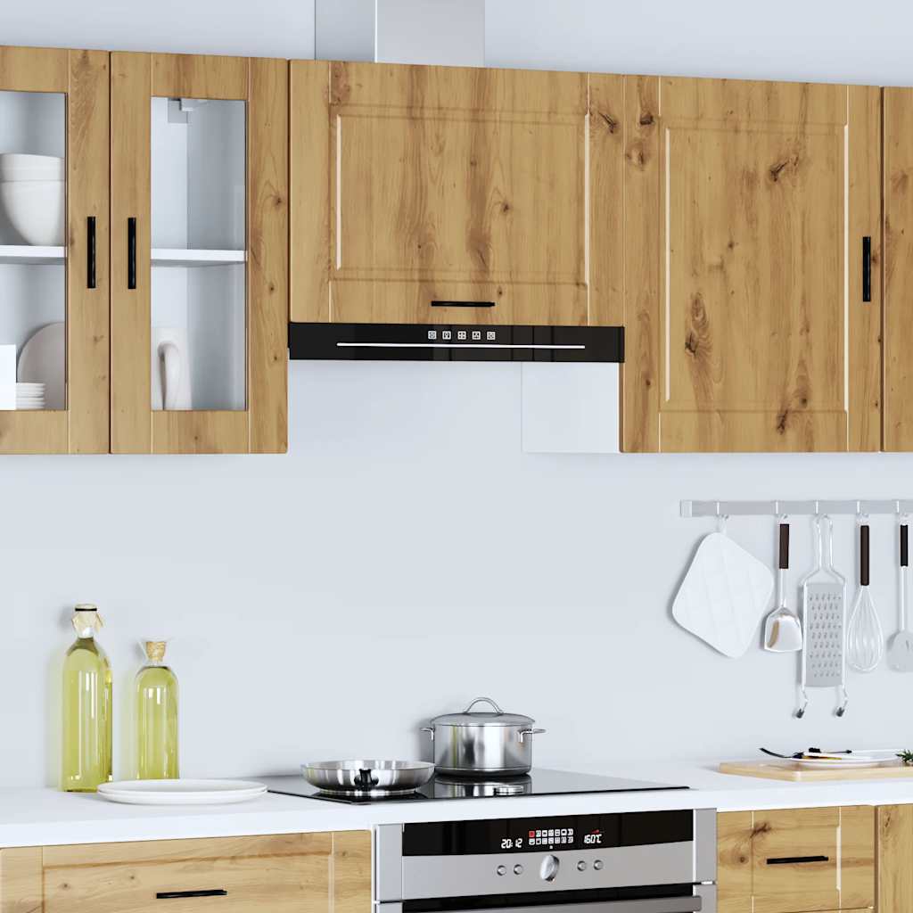 vidaXL Kitchen Wall Cabinet "Porto" Artisan Oak Engineered Wood