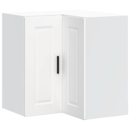 vidaXL Kitchen Wall Corner Cabinet Porto White Engineered Wood