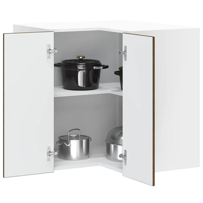 vidaXL Kitchen Wall Corner Cabinet "Porto" Brown Oak Engineered Wood
