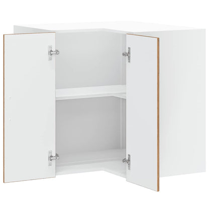 vidaXL Kitchen Wall Corner Cabinet "Porto" Old Wood Engineered Wood