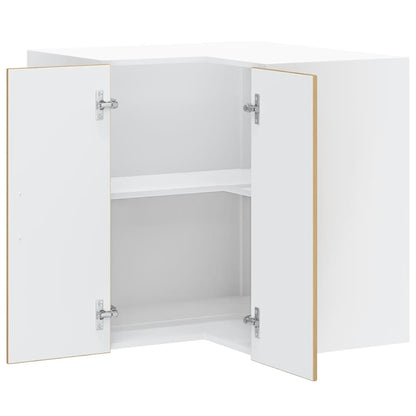 vidaXL Kitchen Wall Corner Cabinet "Porto" Artisan Oak Engineered Wood