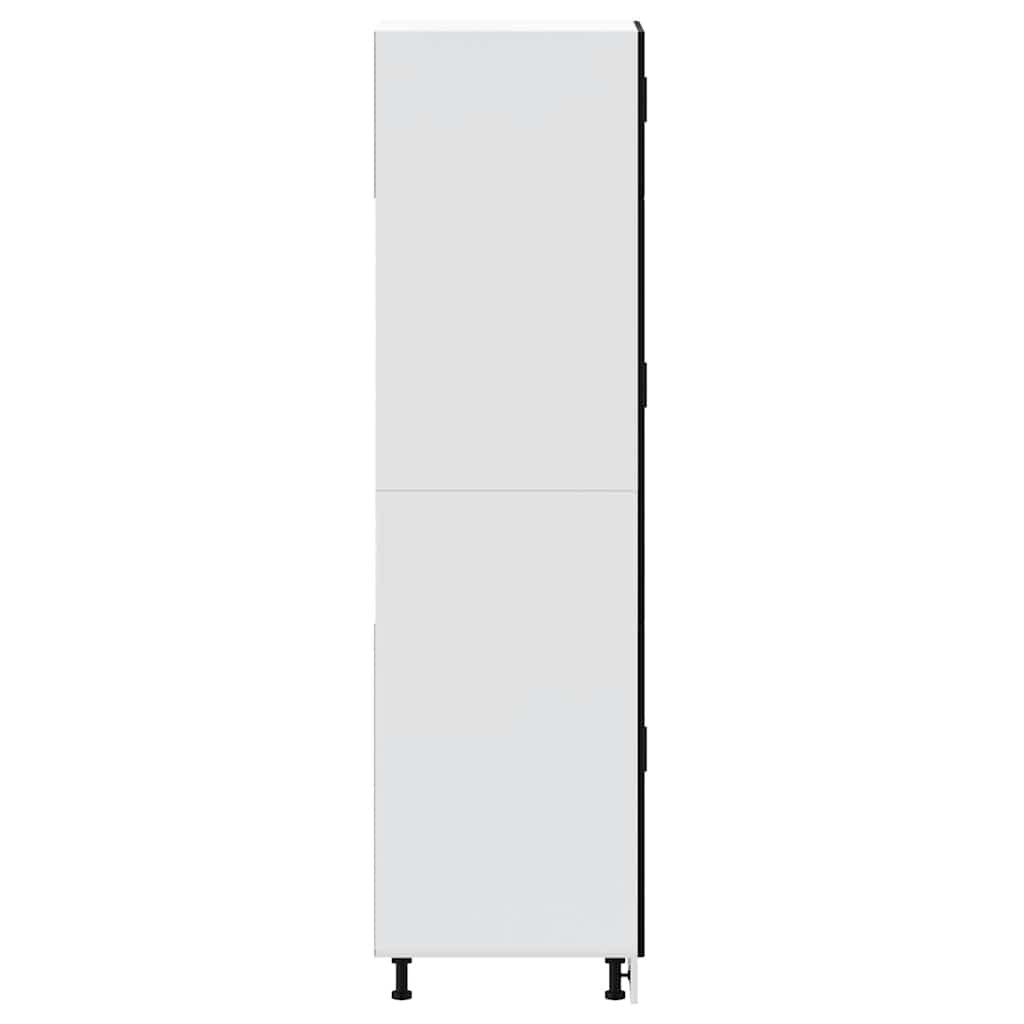 vidaXL Kitchen Cupboard "Porto" Black Engineered Wood