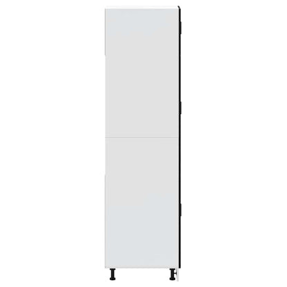 vidaXL Kitchen Cupboard "Porto" Black Engineered Wood