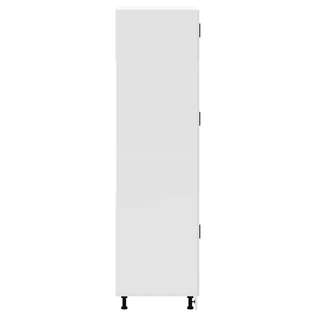 vidaXL Kitchen Cupboard "Porto" High Gloss White Engineered Wood