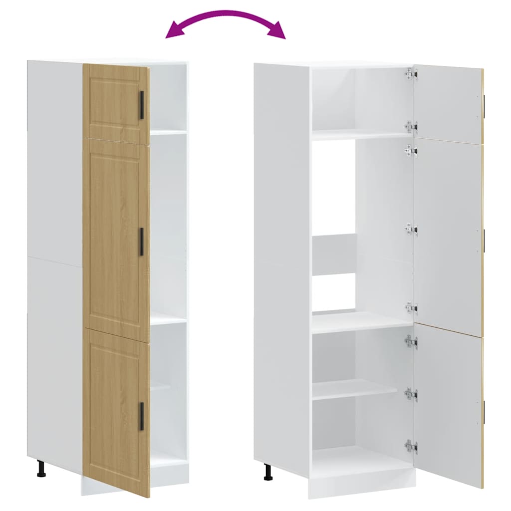 vidaXL Kitchen Cupboard "Porto" Sonoma Oak Engineered Wood