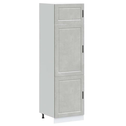 vidaXL Kitchen Cupboard "Porto" Concrete Grey Engineered Wood