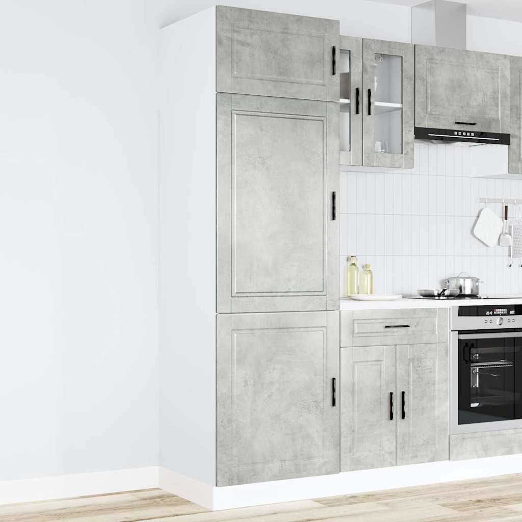 vidaXL Kitchen Cupboard "Porto" Concrete Grey Engineered Wood