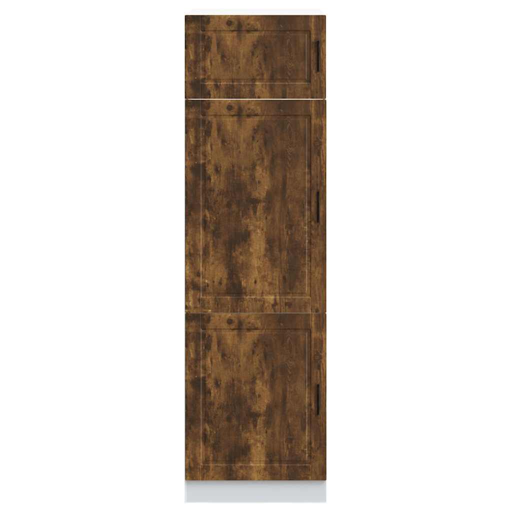 vidaXL Kitchen Cupboard "Porto" Smoked Oak Engineered Wood
