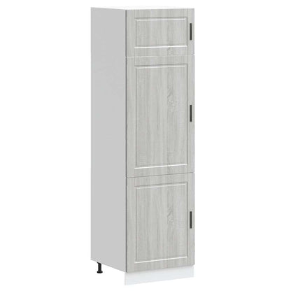 vidaXL Kitchen Cupboard "Porto" Grey Sonoma Engineered Wood