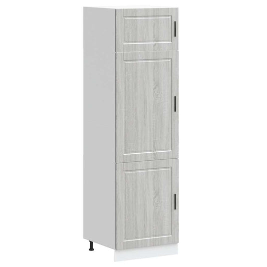 vidaXL Kitchen Cupboard "Porto" Grey Sonoma Engineered Wood