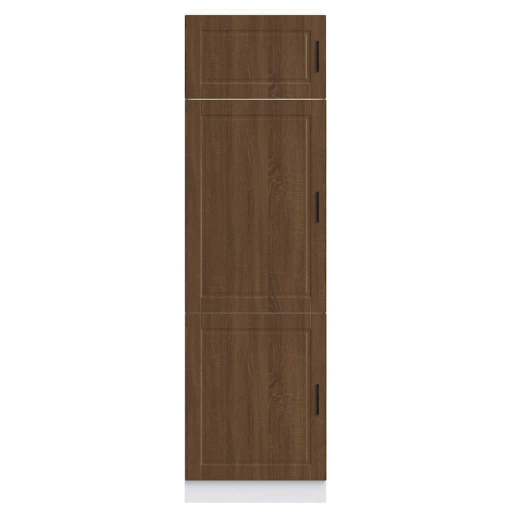 vidaXL Kitchen Cupboard "Porto" Brown Oak Engineered Wood