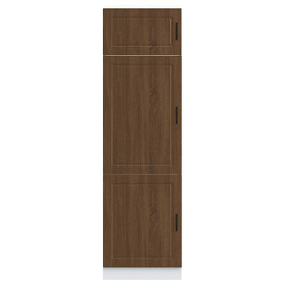 vidaXL Kitchen Cupboard "Porto" Brown Oak Engineered Wood