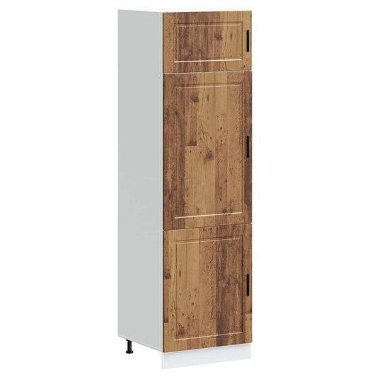 vidaXL Kitchen Cupboard "Porto" Old Wood Engineered Wood