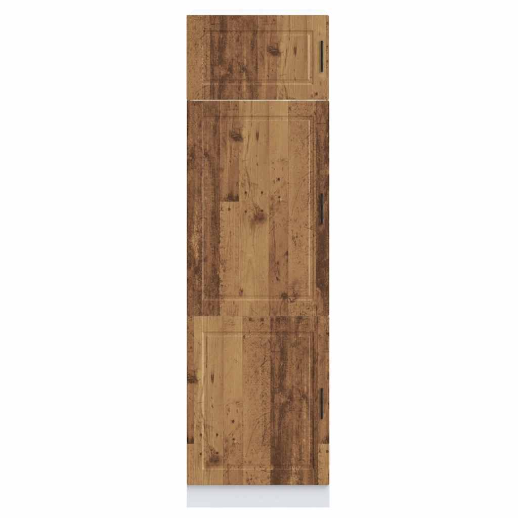 vidaXL Kitchen Cupboard "Porto" Old Wood Engineered Wood