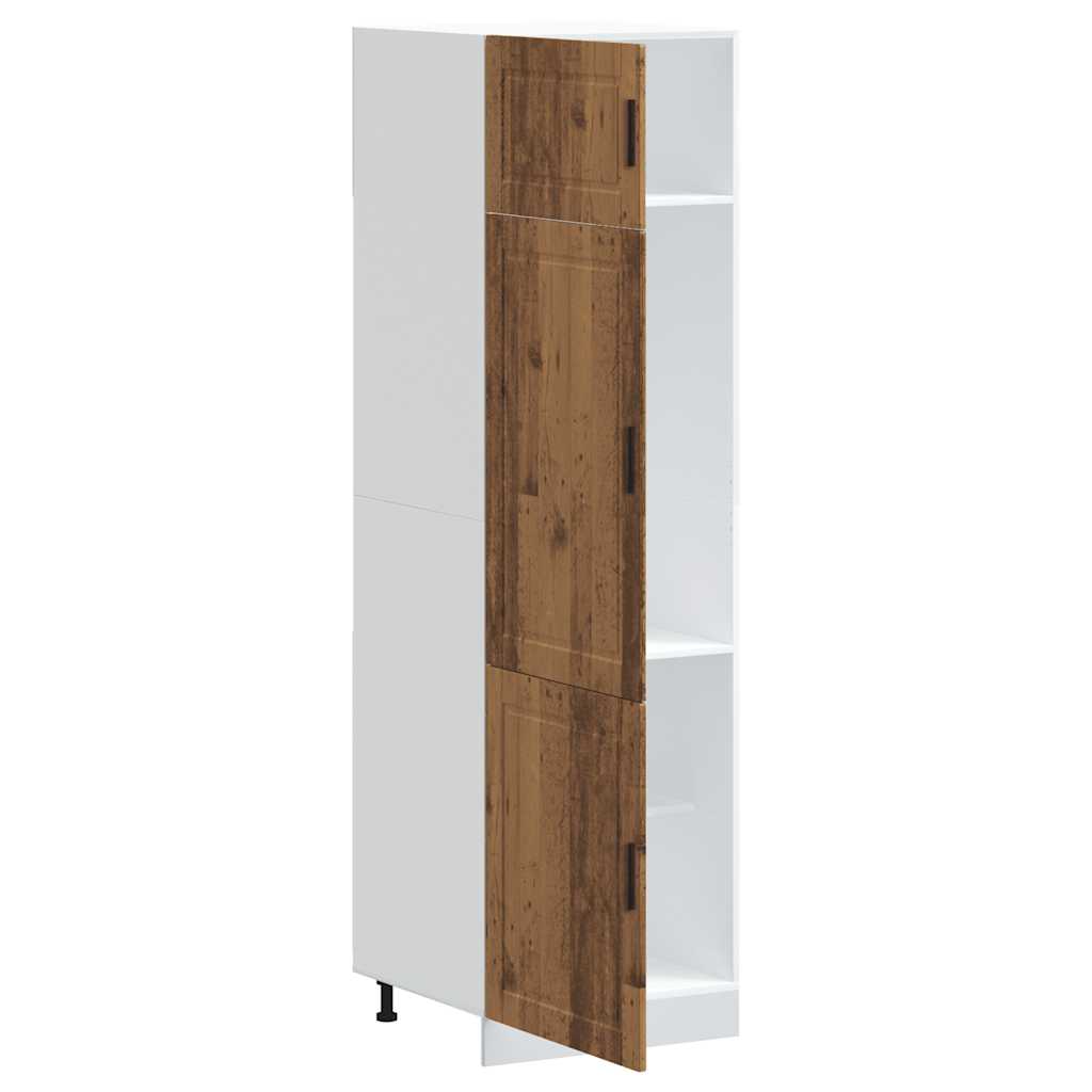 vidaXL Kitchen Cupboard "Porto" Old Wood Engineered Wood