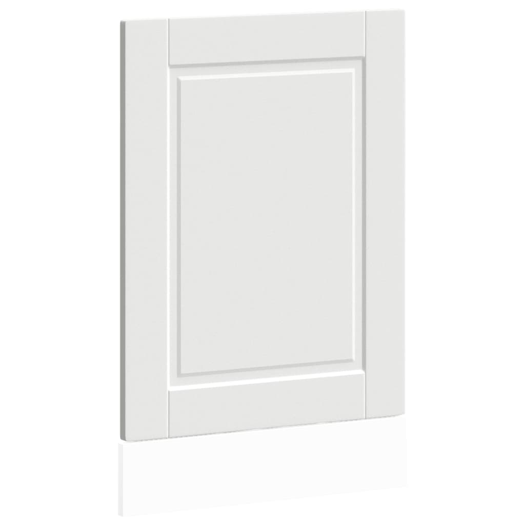 vidaXL Dishwasher Panel Porto White 45x1,5x57 cm Engineered Wood