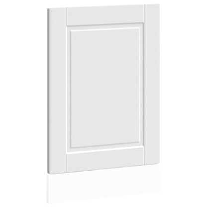 vidaXL Dishwasher Panel Porto White 45x1,5x57 cm Engineered Wood