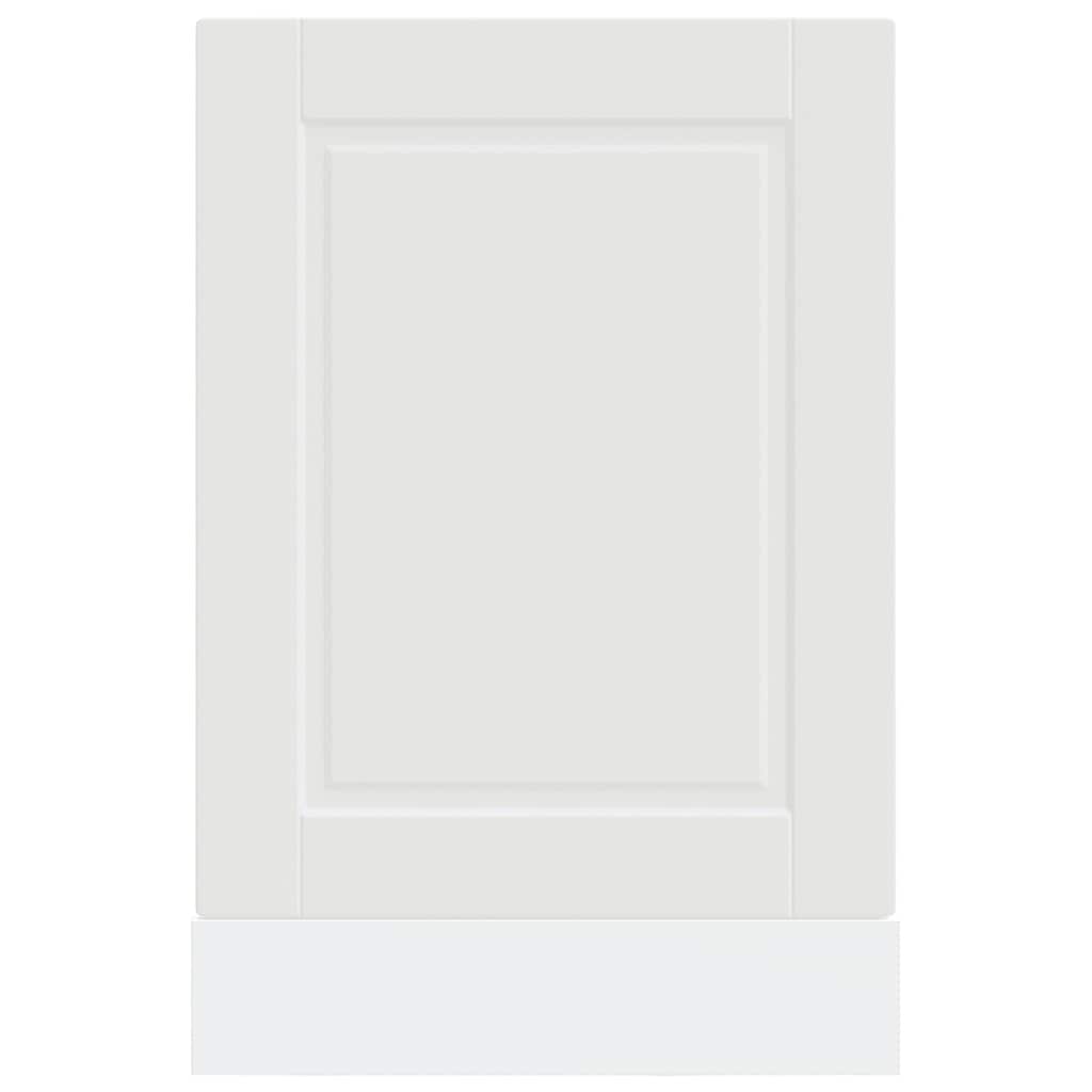 vidaXL Dishwasher Panel Porto White 45x1,5x57 cm Engineered Wood