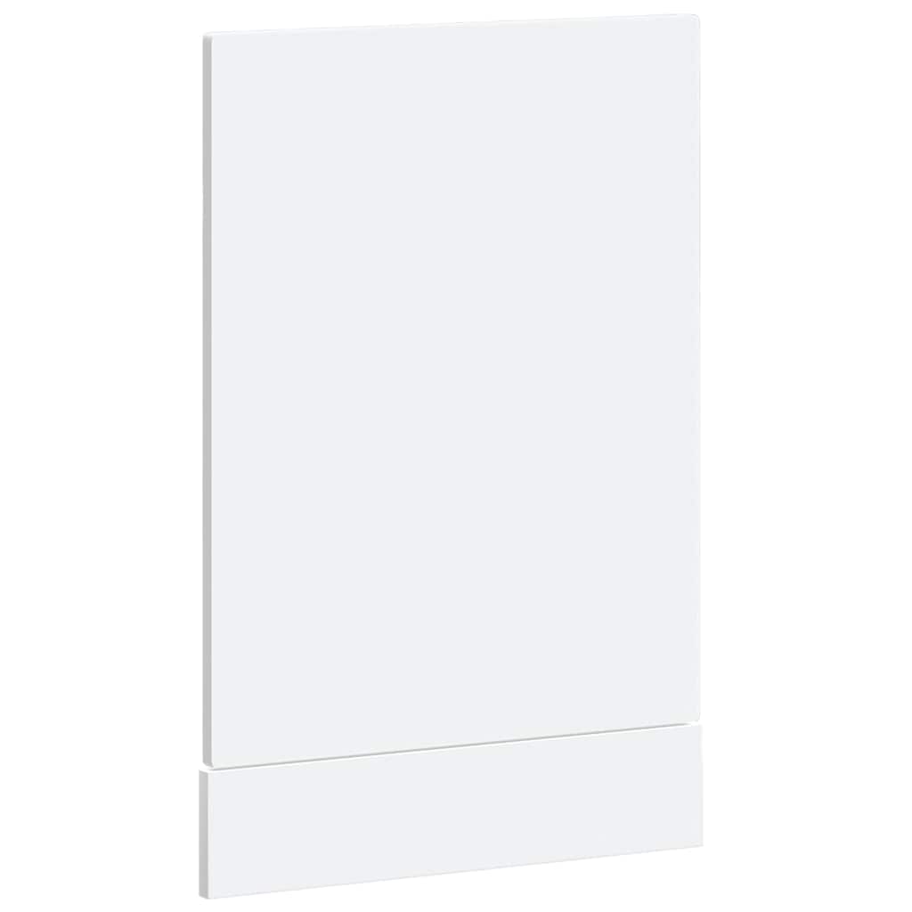 vidaXL Dishwasher Panel "Porto" White 45x1,5x57 cm Engineered Wood