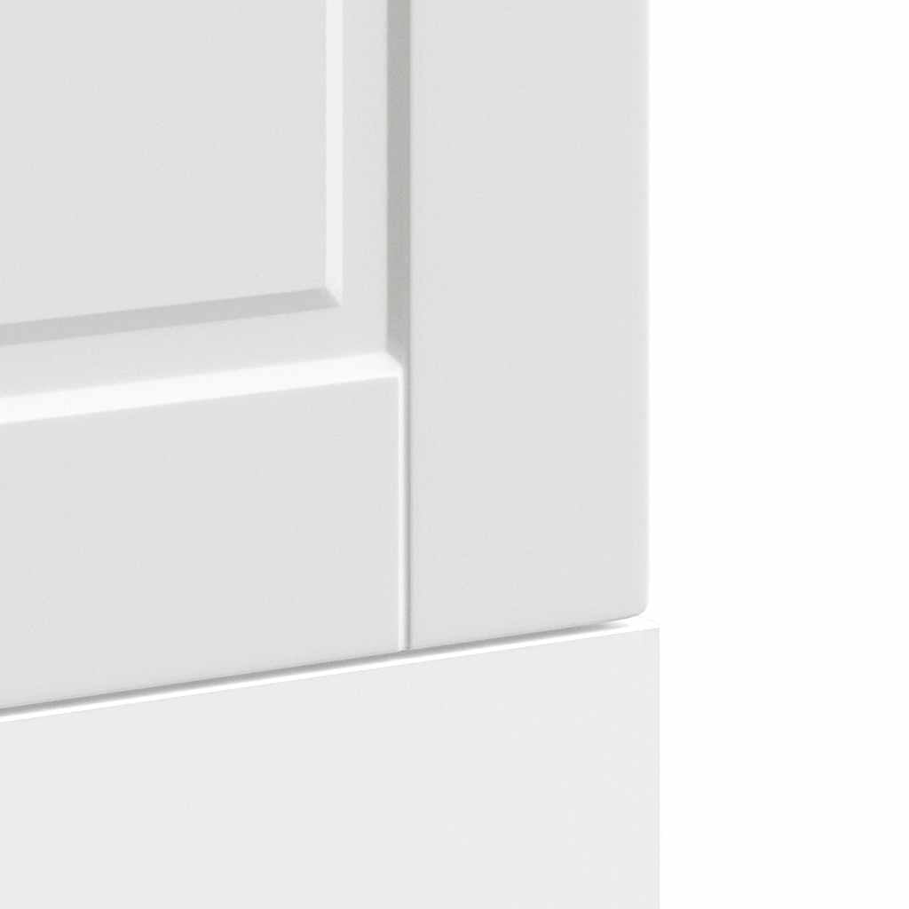 vidaXL Dishwasher Panel "Porto" White 45x1,5x57 cm Engineered Wood