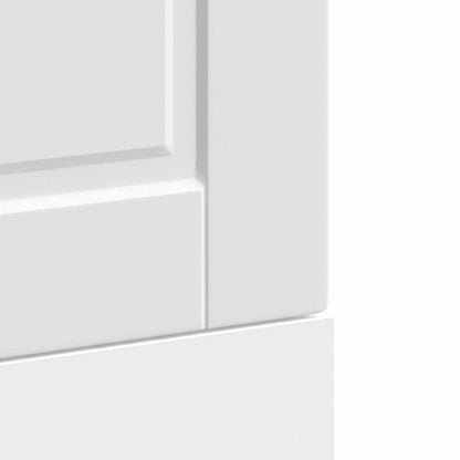 vidaXL Dishwasher Panel "Porto" White 45x1,5x57 cm Engineered Wood
