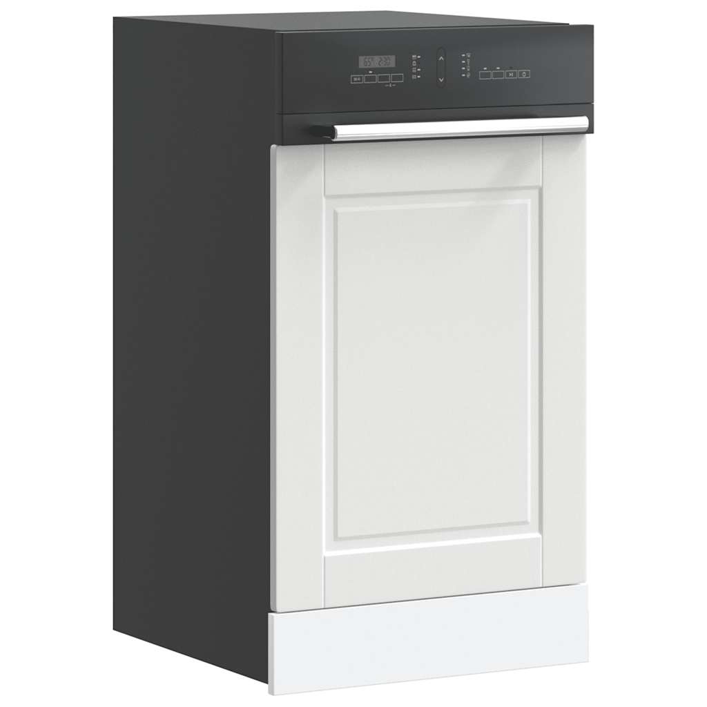 vidaXL Dishwasher Panel Porto White 45x1,5x57 cm Engineered Wood