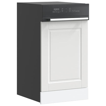 vidaXL Dishwasher Panel "Porto" White 45x1,5x57 cm Engineered Wood