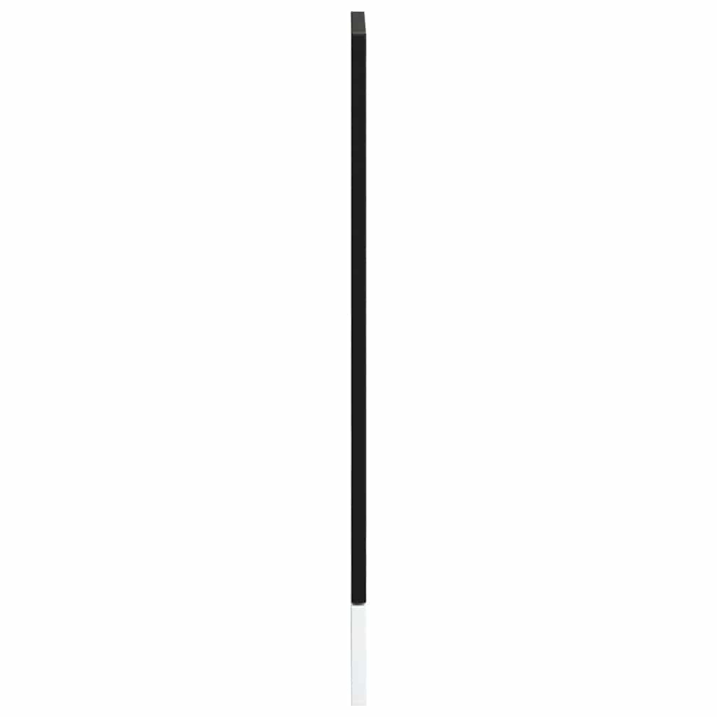vidaXL Dishwasher Panel Porto Black 45x1,5x57 cm Engineered Wood