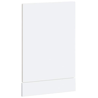 vidaXL Dishwasher Panel Porto High Gloss White 45x1,5x57 cm Engineered Wood