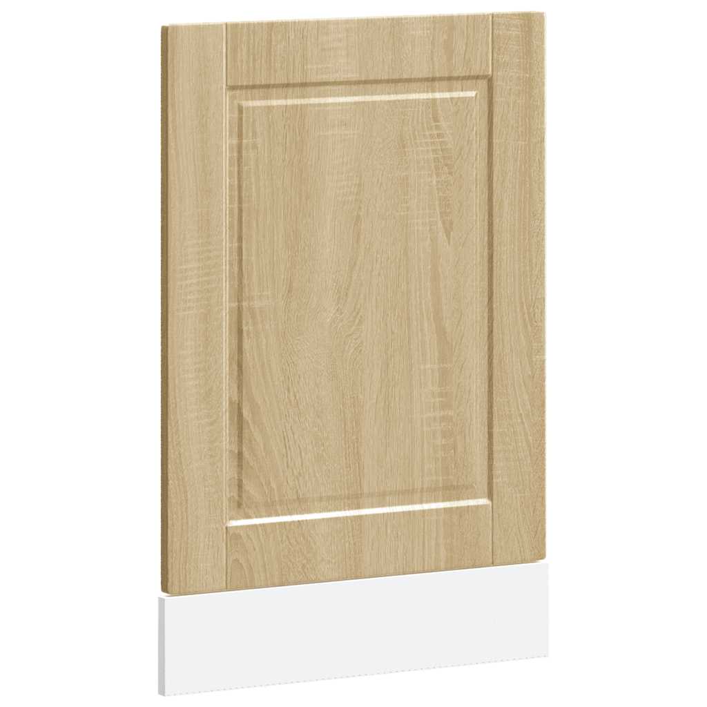 vidaXL Dishwasher Panel Porto Sonoma Oak 45x1,5x57 cm Engineered Wood