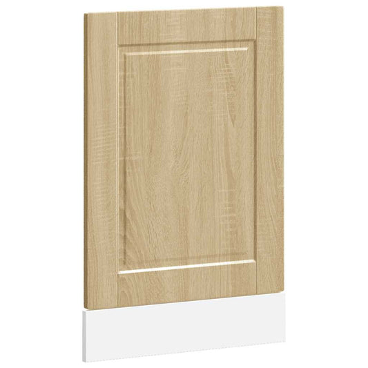 vidaXL Dishwasher Panel Porto Sonoma Oak 45x1,5x57 cm Engineered Wood
