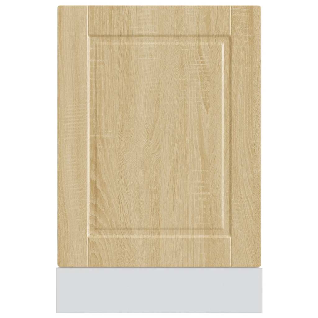 vidaXL Dishwasher Panel Porto Sonoma Oak 45x1,5x57 cm Engineered Wood