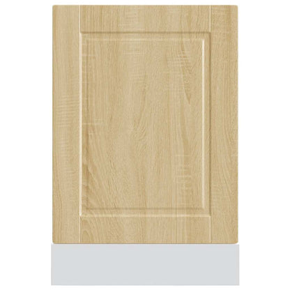 vidaXL Dishwasher Panel Porto Sonoma Oak 45x1,5x57 cm Engineered Wood