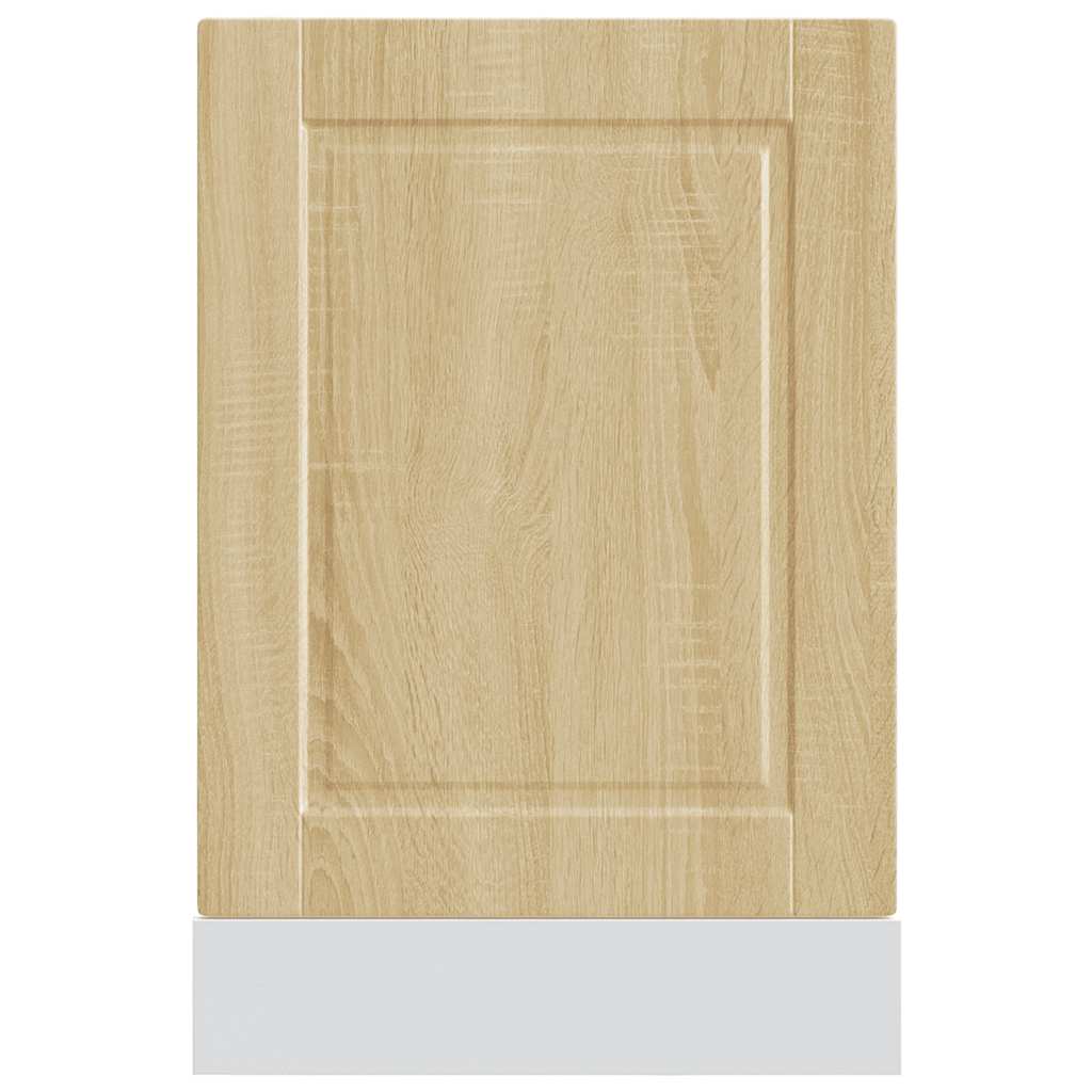 vidaXL Dishwasher Panel Porto Sonoma Oak 45x1,5x57 cm Engineered Wood