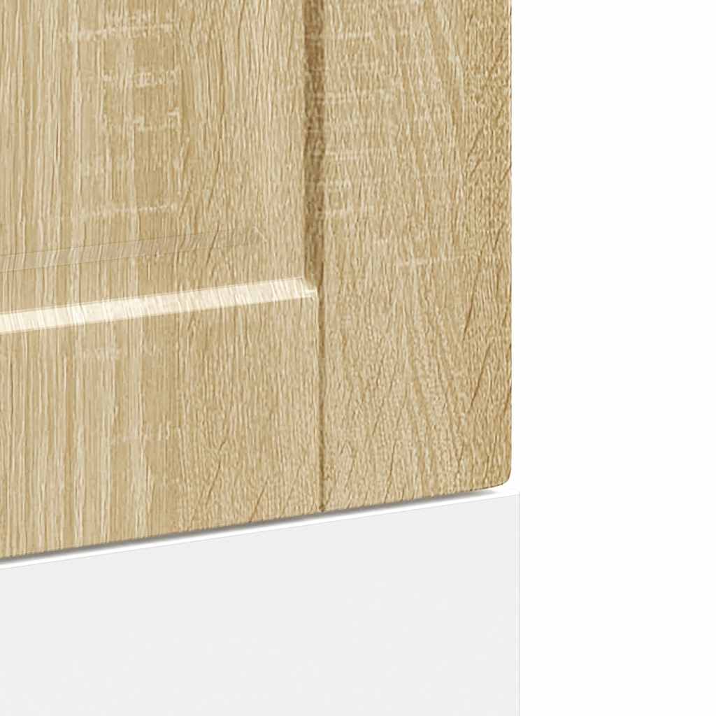 vidaXL Dishwasher Panel Porto Sonoma Oak 45x1,5x57 cm Engineered Wood