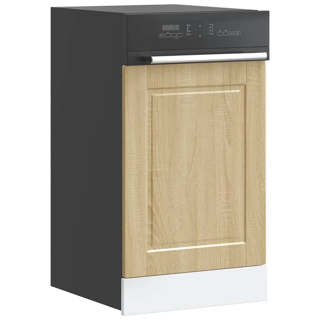 vidaXL Dishwasher Panel Porto Sonoma Oak 45x1,5x57 cm Engineered Wood