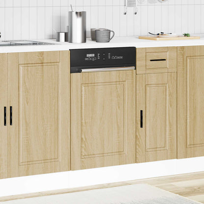vidaXL Dishwasher Panel "Porto" Sonoma Oak 45x1,5x57 cm Engineered Wood