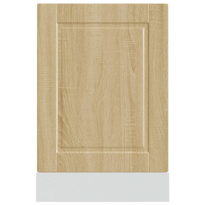 vidaXL Dishwasher Panel "Porto" Sonoma Oak 45x1,5x57 cm Engineered Wood
